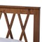 Baxton Studio Malene Mid-Century Walnut Finished Wood Queen Size Platform Bed 159-9609 - alternate 6